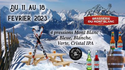 Semaine Brasserie du Mont Blanc au Laser&Beers