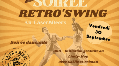 Soirée Swing au Laser&Beers le vendredi 30 septembre dès 20h
